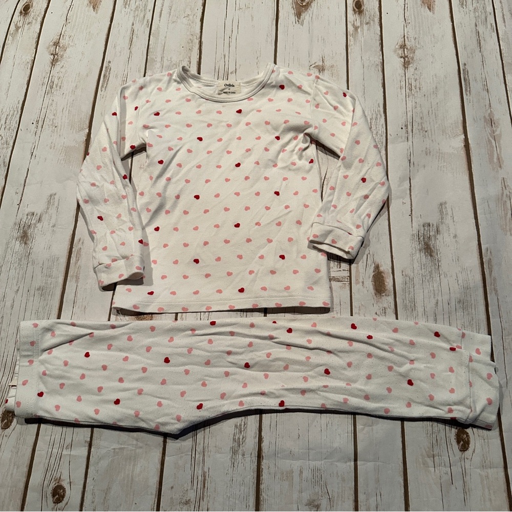 Owlivia heart pajamas play pilling 4y